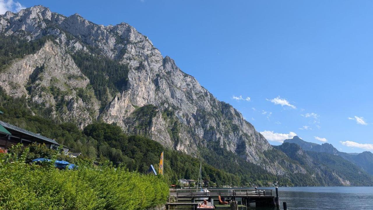 Luxurioeses Apartment Mit Garten & Terrasse In Der Naehe Vom See Im Schoenen Salzkammergut 格蒙登 外观 照片